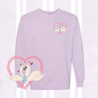 Valentine Swans Pocket DTF Transfer