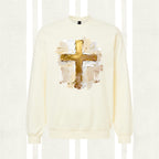 Faux Painted 3D Cross DTF Transfer