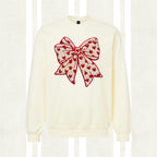 Faux Yarn Valentine Bow 3D DTF Transfer