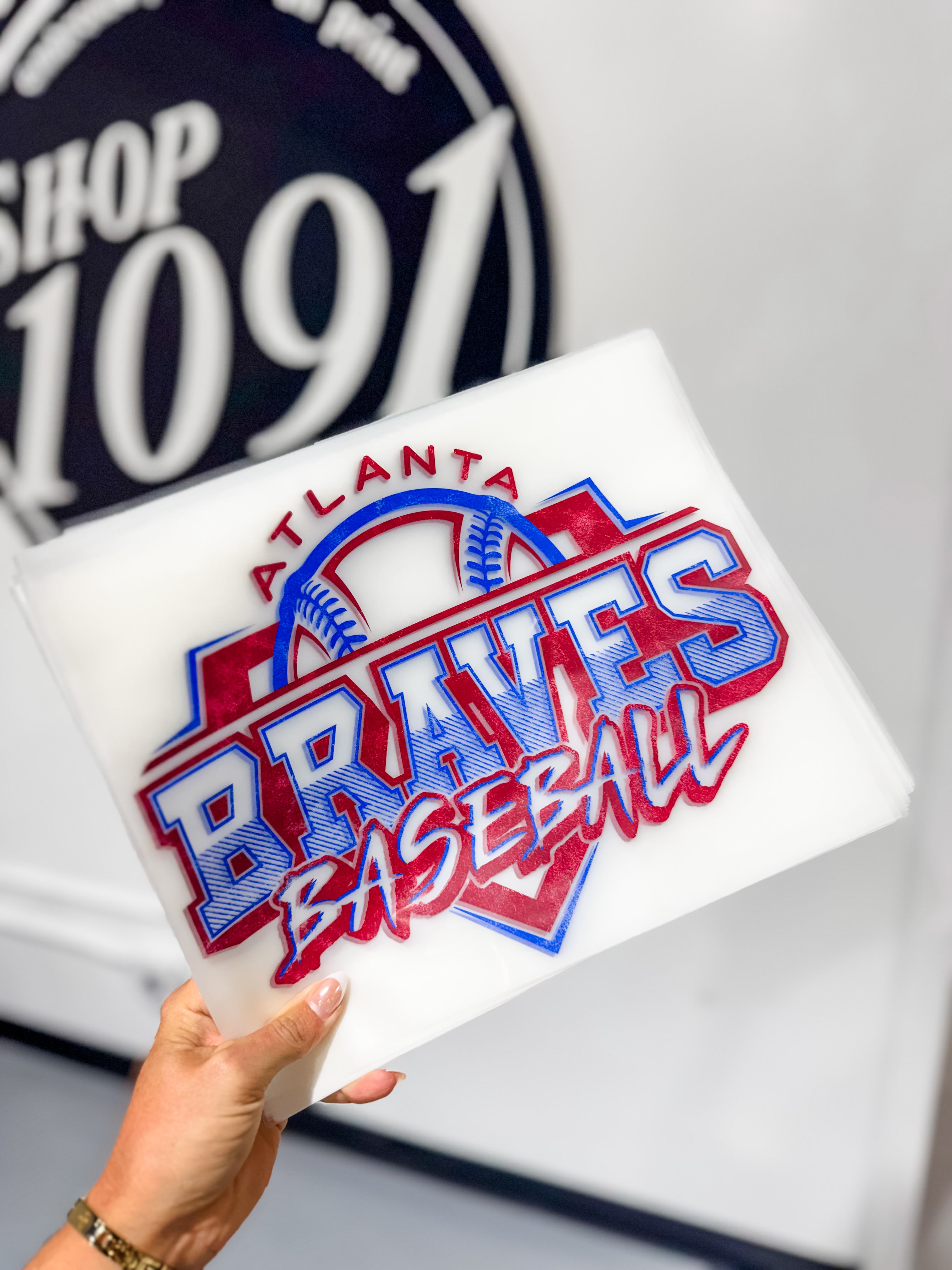Homeplate Baseball in RED & BLUE