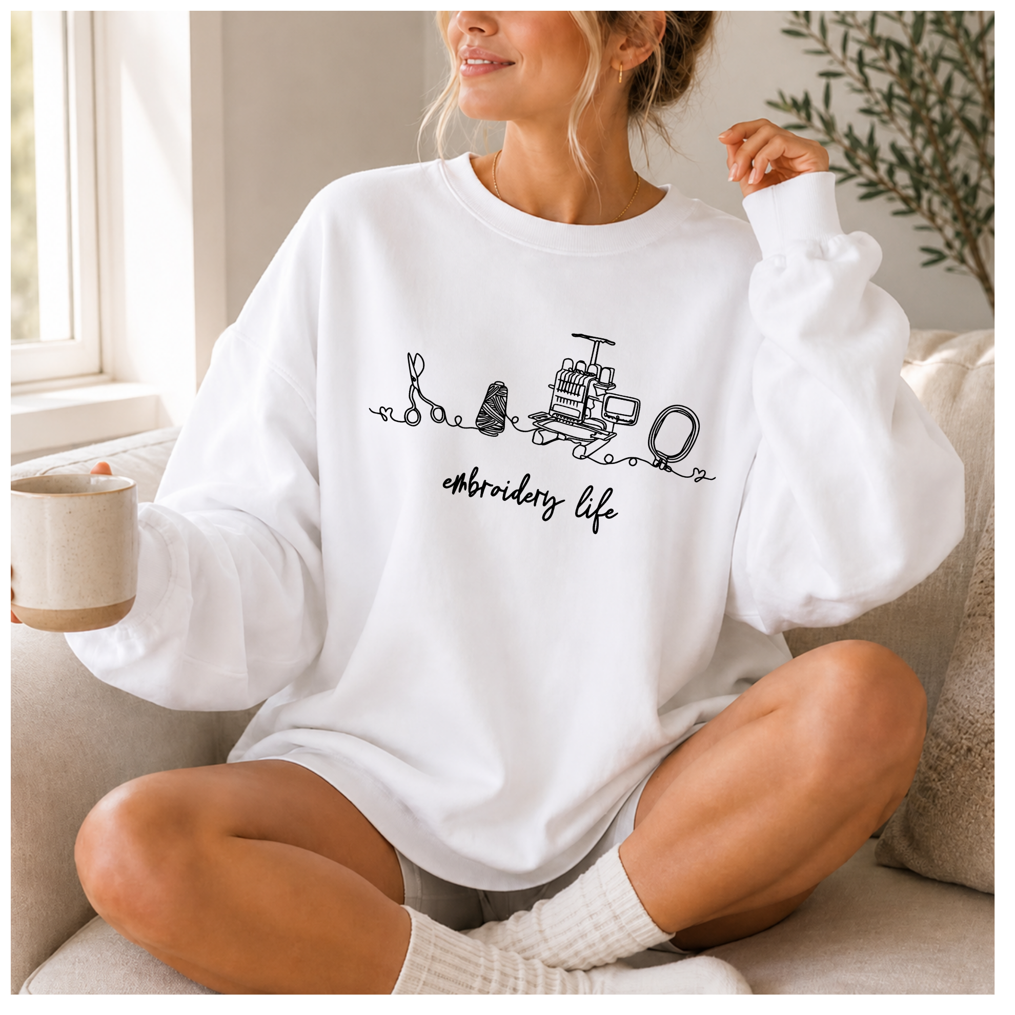 Embroidery Life Black