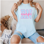 Pink & Blue Gingham RN