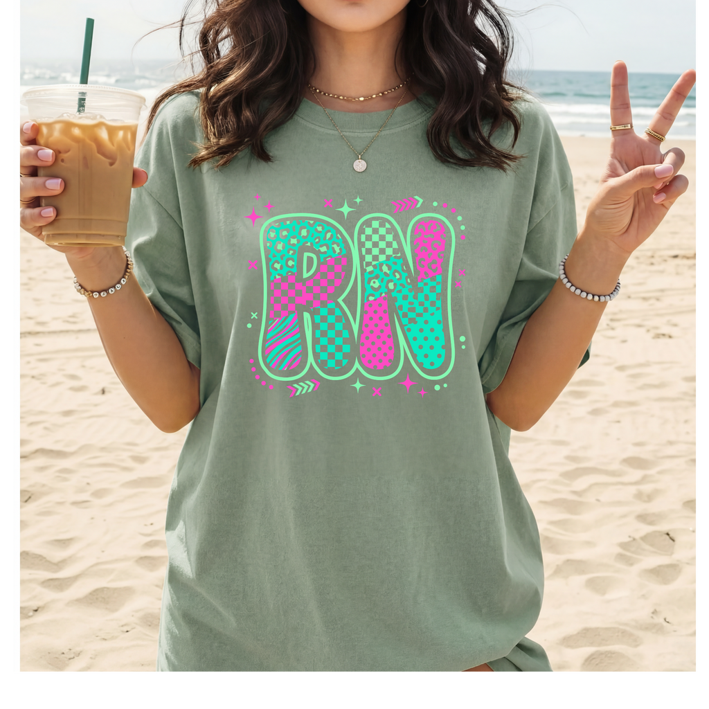 90's Pink & Green RN