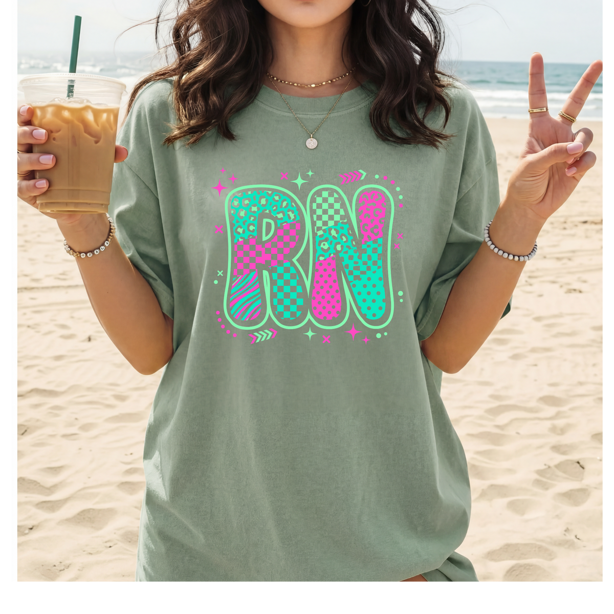 90's Pink & Green RN
