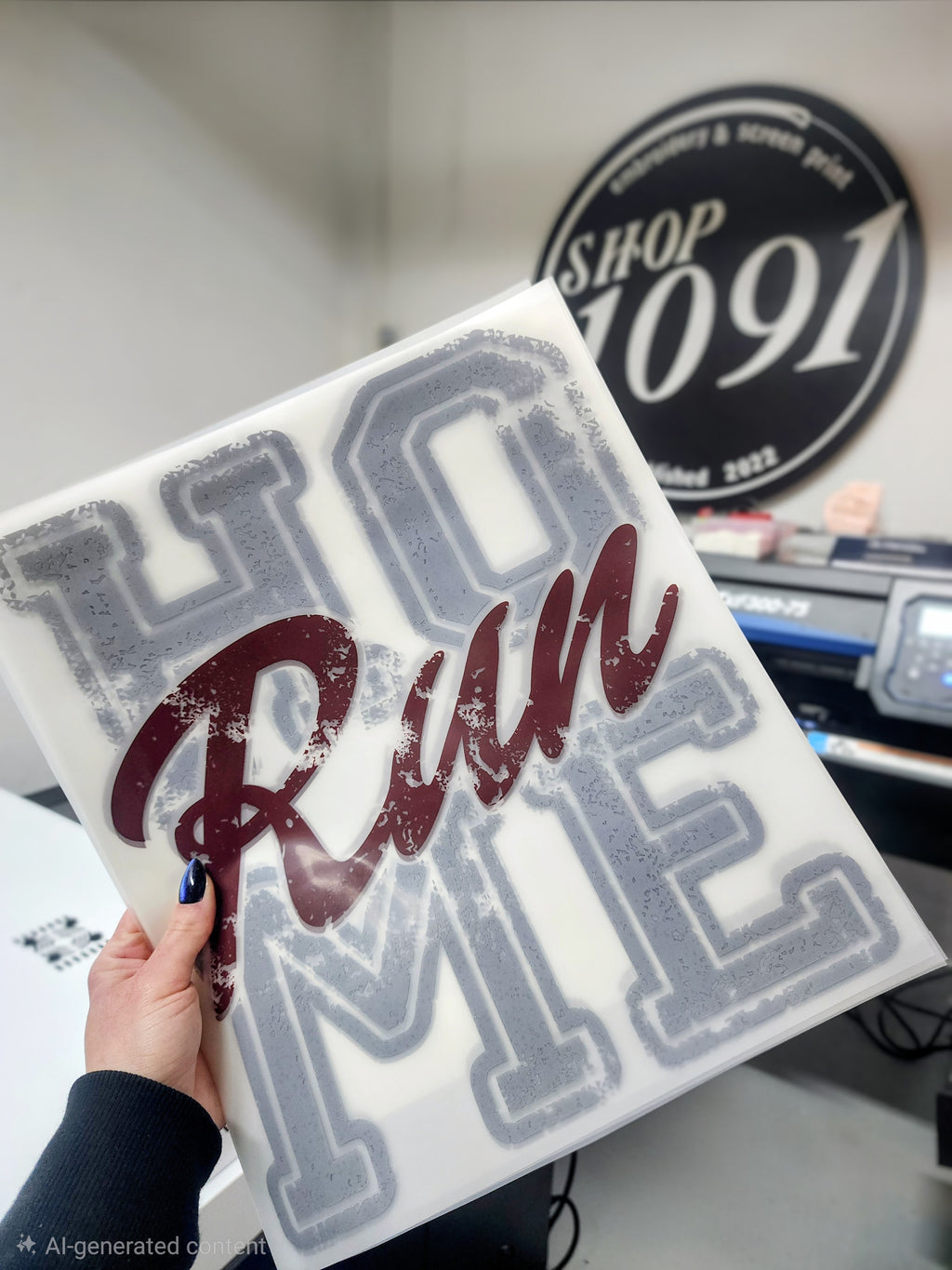 Home Run GREY & MAROON