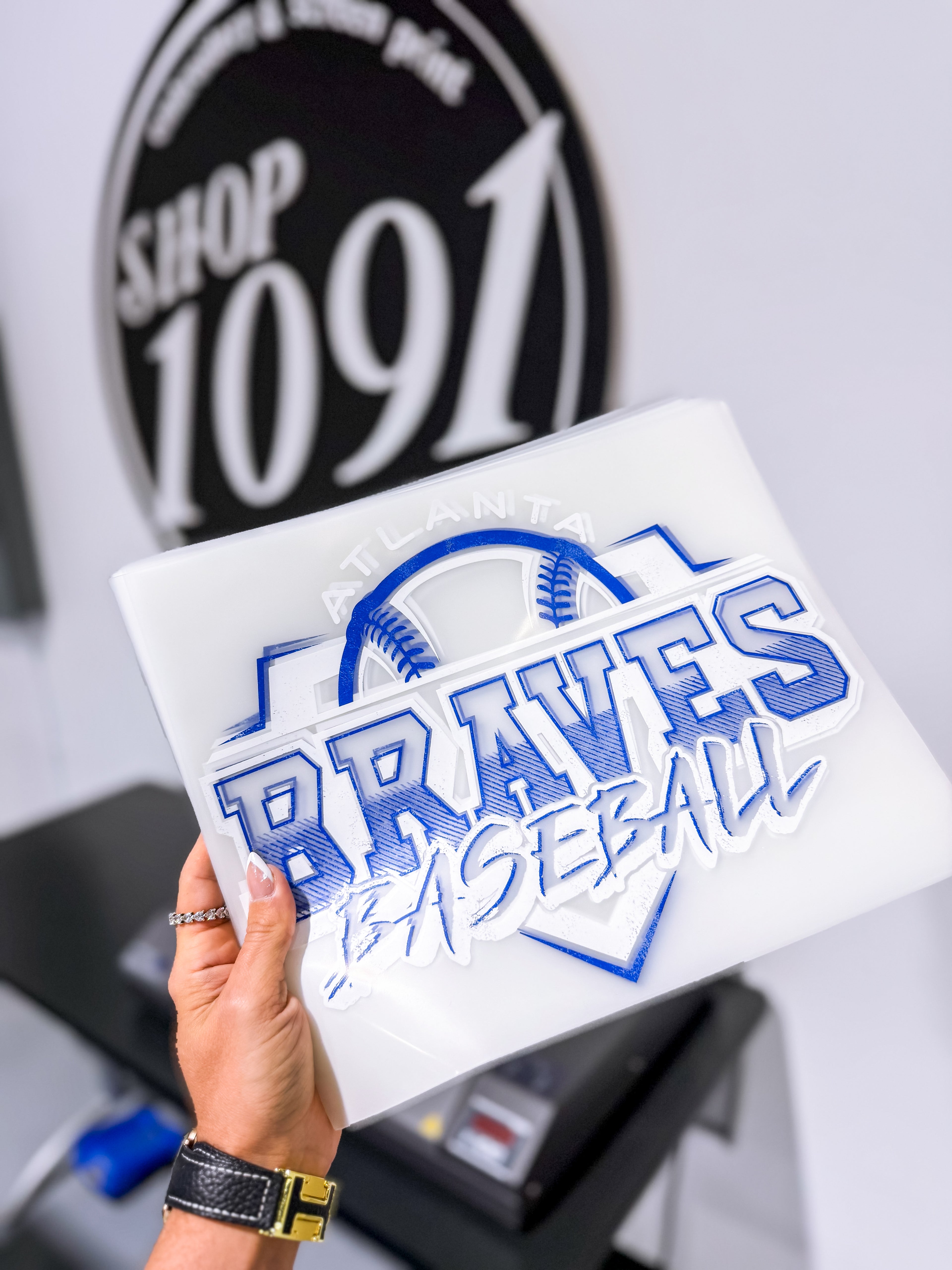 Homeplate Baseball in BLUE & WHITE