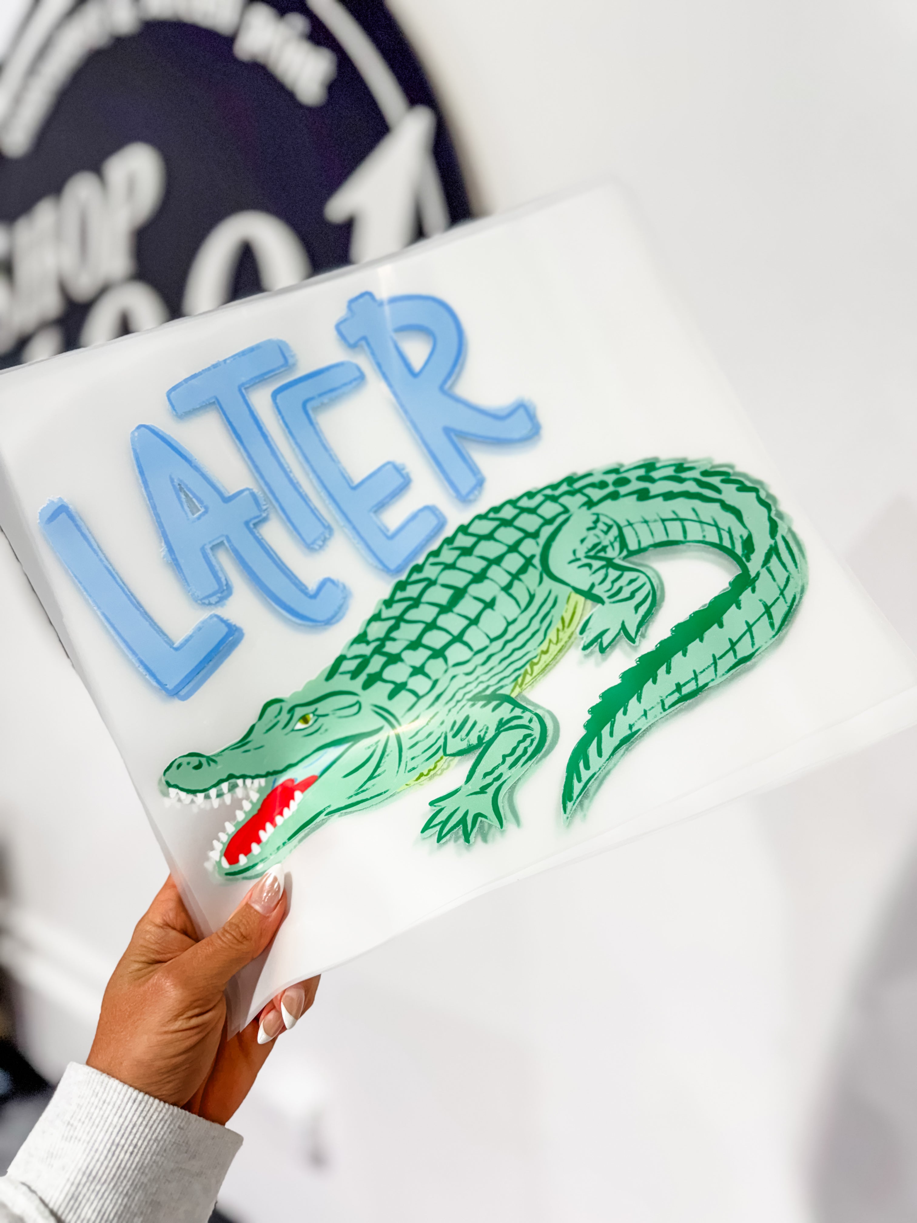 Later Gator🐊 in BLUE