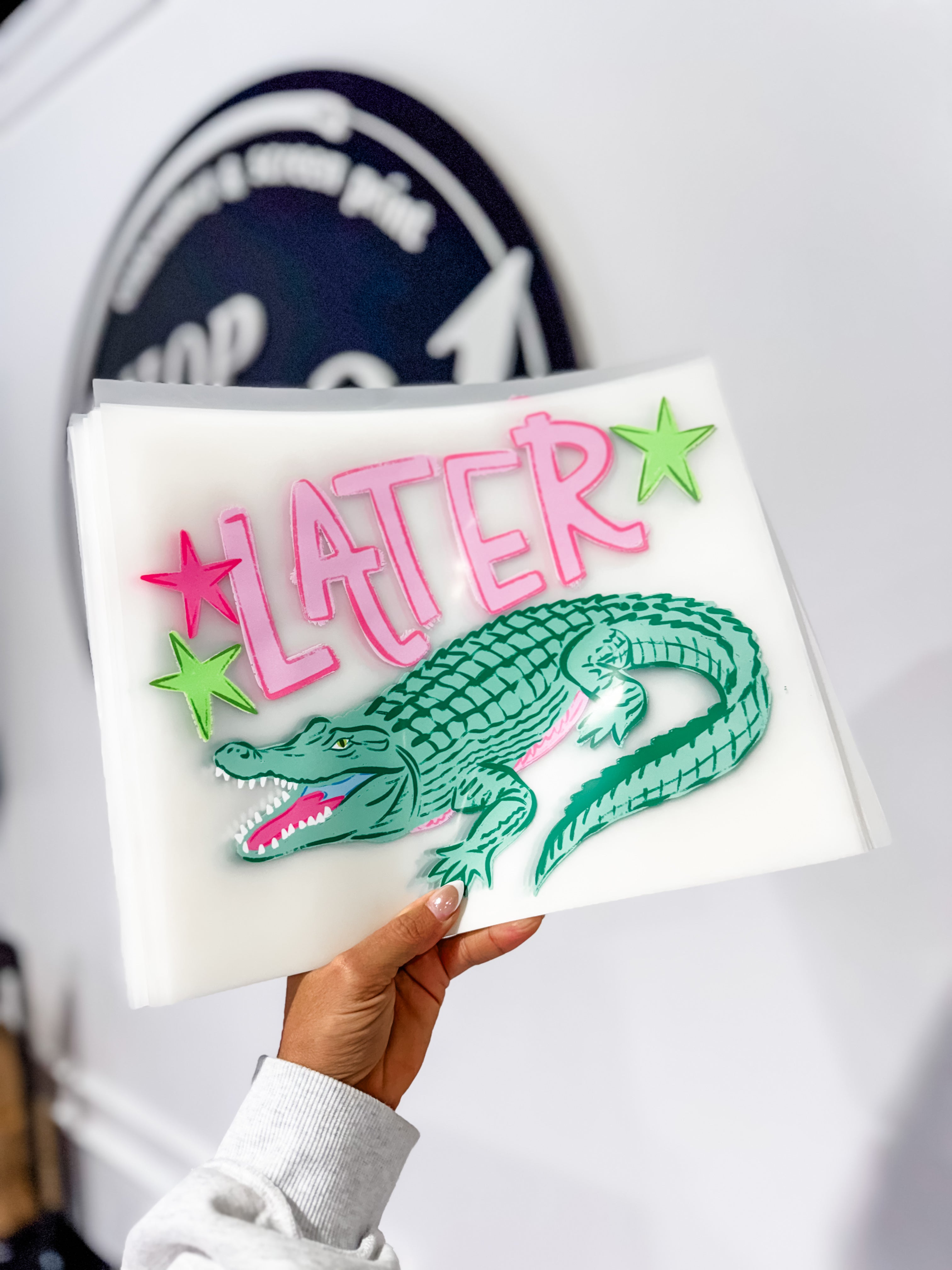 Later Gator🐊 in PINK