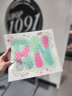 90's Pink & Green RN