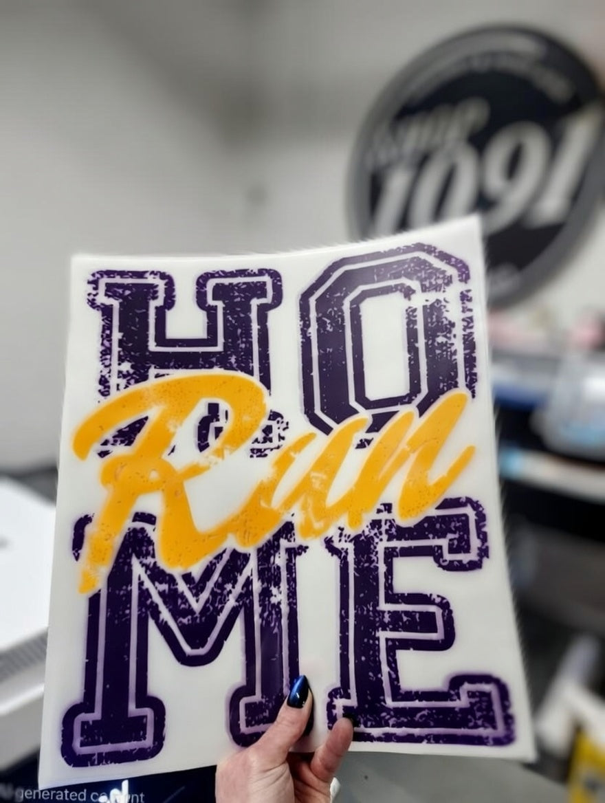 Home Run PURPLE & GOLD