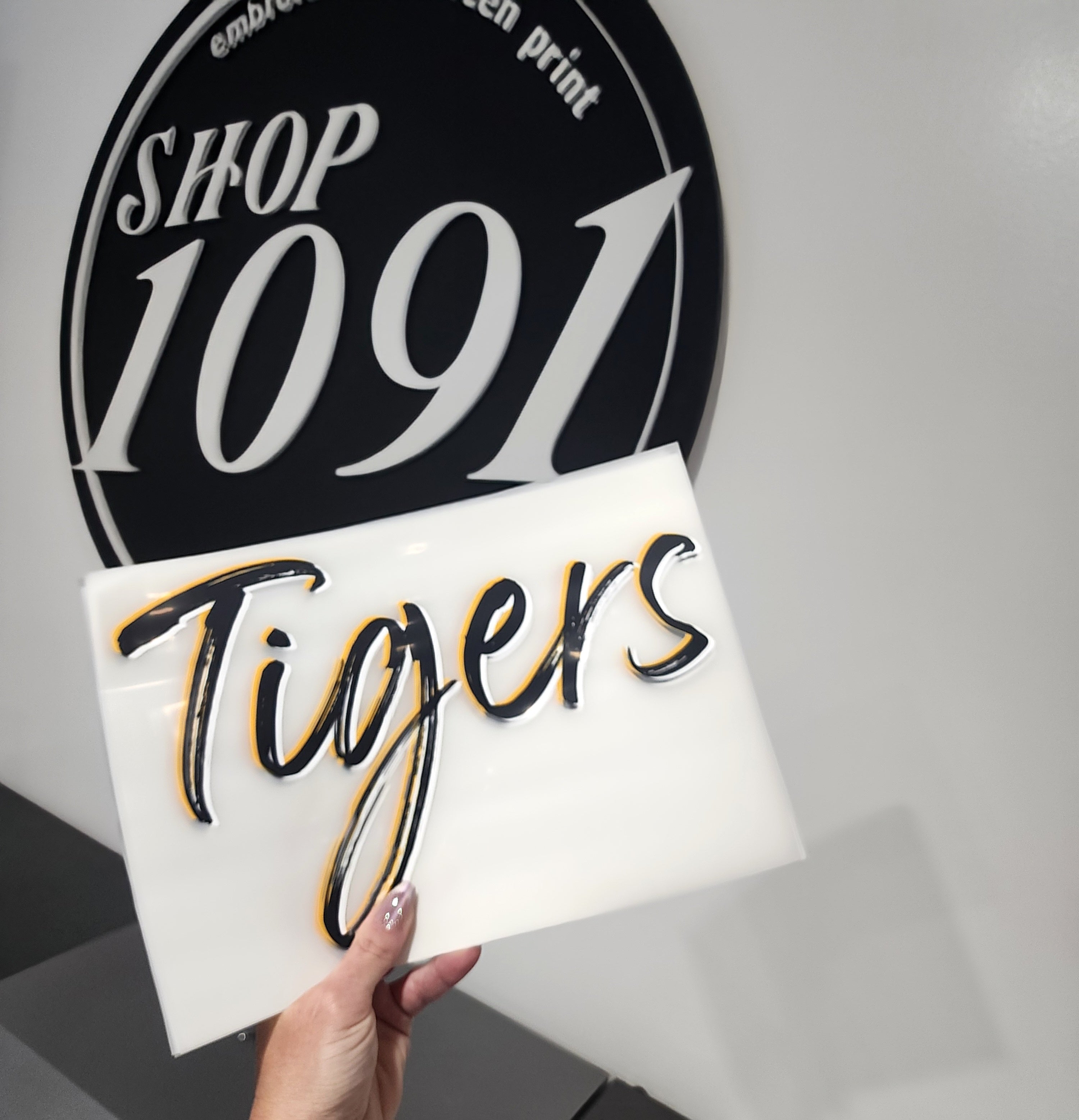 Tigers - Gold, Black & White