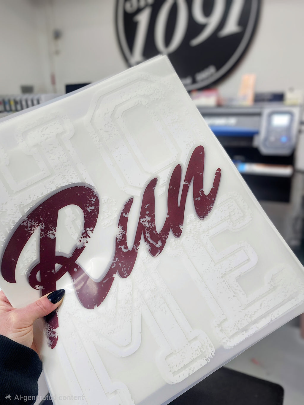 Home Run WHITE & MAROON