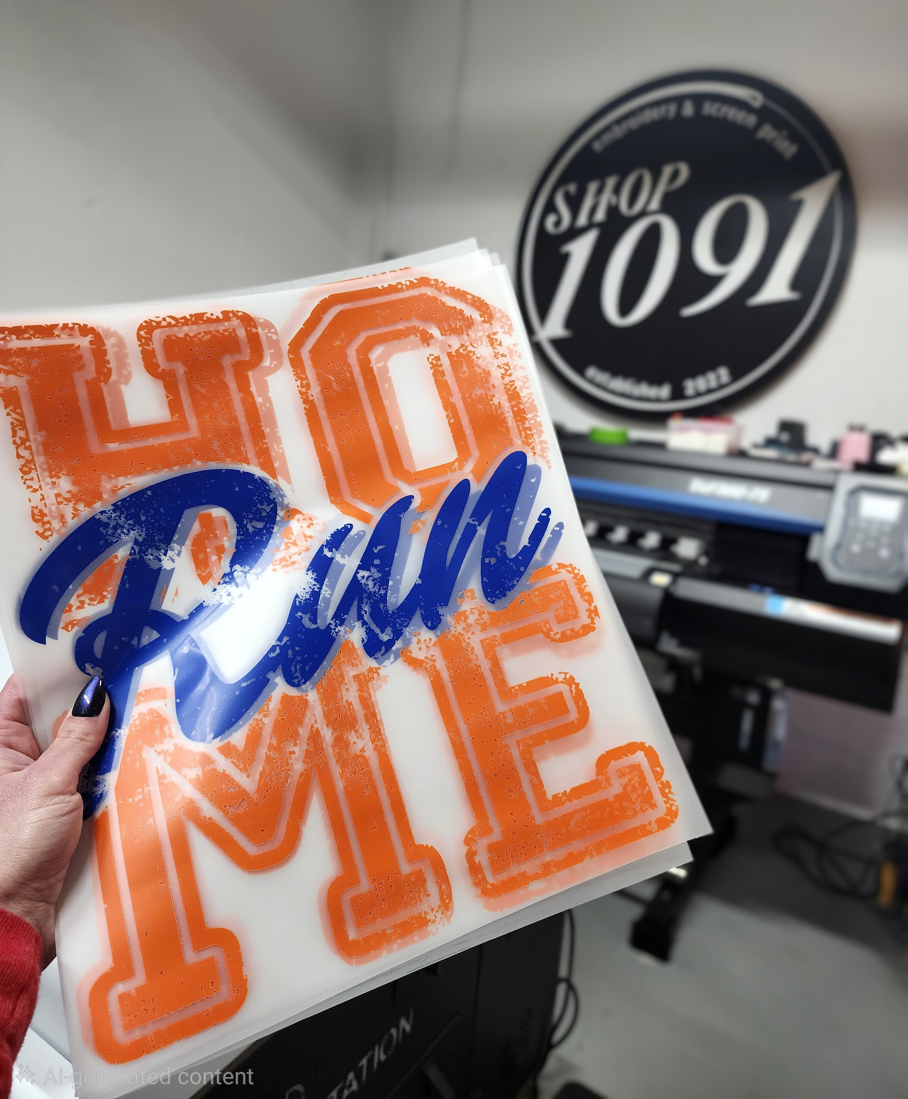 Home Run ORANGE & ROYAL