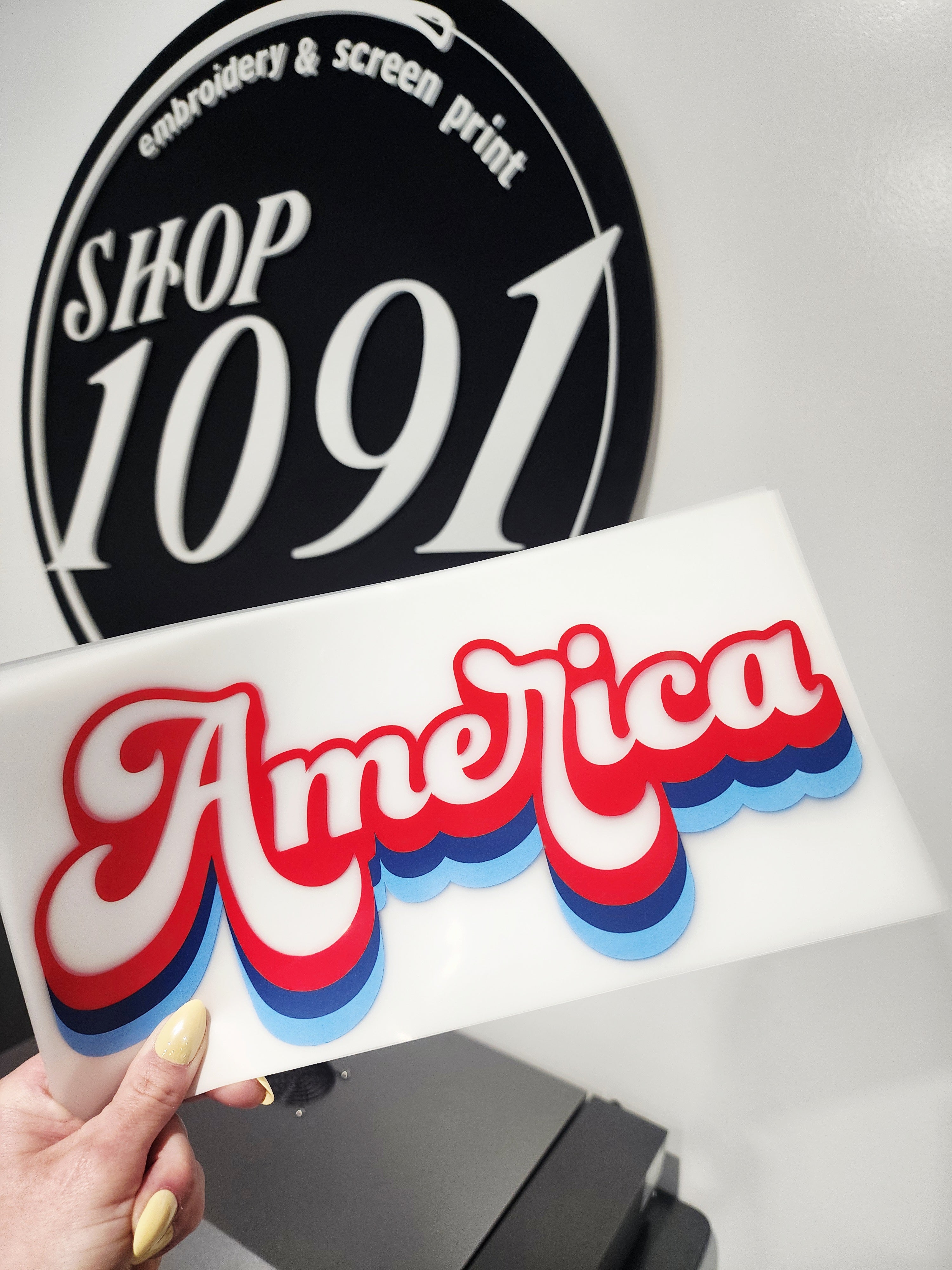 America Red & Blue